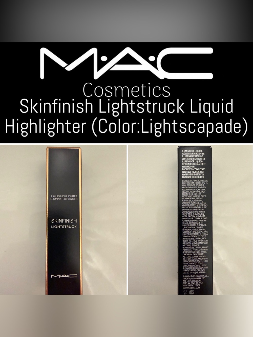 MAC Cosmetics - Skinfinish Lightstruck Liquid Highlighter (Color: Lightscapade)